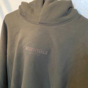 Brand New Essential Relaxed Hoodie - Off-Black - Size L